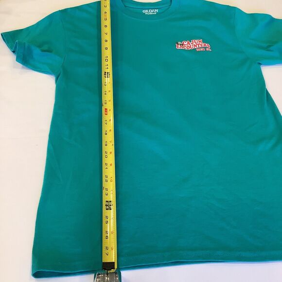 Cajun Encounters Tour Co T-Shirt Size Medium Womens Green New Orleans Alligators - Picture 5 of 11